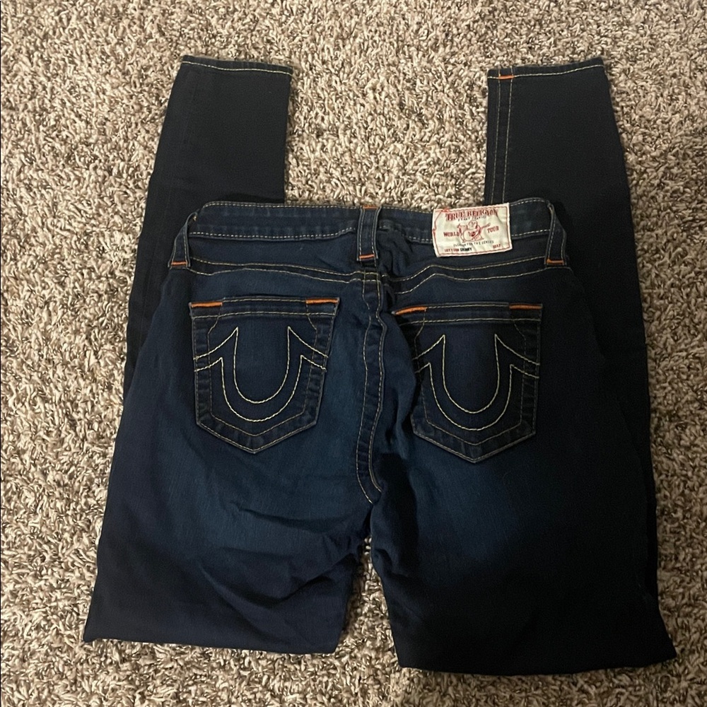 True Religion Dark Blue Skinny Jeans - Picture 5 of 5